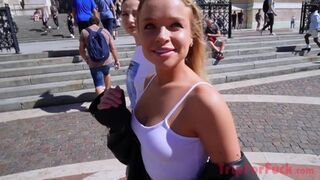 Threesome with Two Russian Beauties