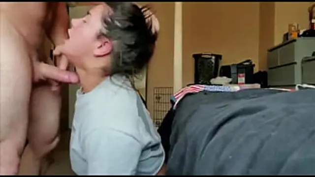 Deep Throating and Lathering All Over His Huge Pole