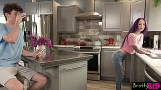 Valerica Steele Teaches Her Green Step Brother Her Pleasure Tricks