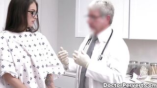 At a yearly exam Maddy May is seduced by her perverted older doctor