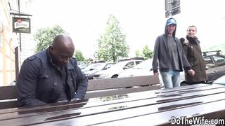 Black Boy Anal👌 Rides Blonde Ex, Cuckold Swallows