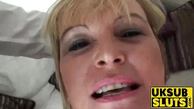 UKSubSluts com - Chubby MILF Alisha enjoys sucking and riding a stiff cock🍆