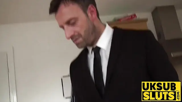 UKSubSluts com - Brunette MILF receives intense penetration