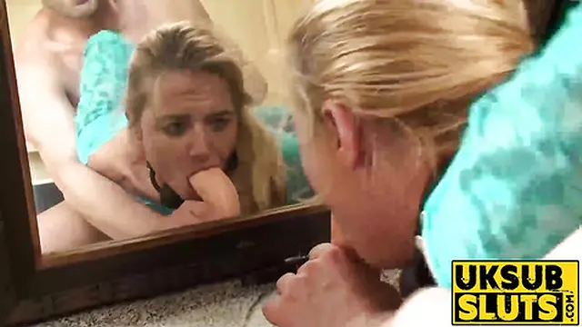 UKSubSluts com - Ivey′s fiery kitchen seduction with a relentless creampie