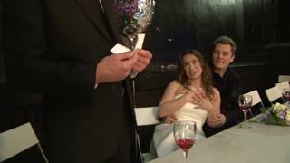 My cheating bride! She gets gangbanged by multiple studs on her wedding night!