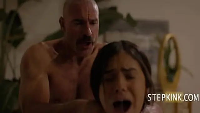 hunk dominates girlfriend with raw intensity