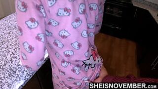 HD Taboo Sex With My Stepdaughter While My Wife Is Working, Young Ebony Girl Sheisnovember StepFather Unbuttoning Her Jammies To Fuck Doggystyle, Grabbing Her Young Bubble Butt, Commanding Her To Crawl Fucking Hardcore Standing on Msnovember