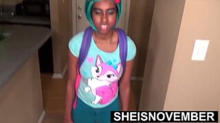 Punishing Cum Swallow After My Step Daughter Caught Sneaking Out Of Classes Early Offering Me A Student Blowjob And Fuck To Keep Secret From Her Step Mom —  Cute Skinny Nerd Sheisnovember Riding Hardcore Pussy Fucking My Horny BBC By Msnovember