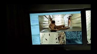 Kelly Wells enveloped by gaping portals in lascivious sexual escapades