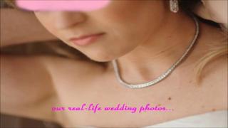Blonde MILF Shows Off Wedding Dress and More