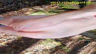 Get ravaged in the woods, pigtailed butt🍑-banged mercilessly from behind