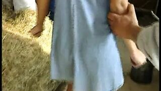 Rough anal👌 farm boy sex action with horny🥵 villagers' son