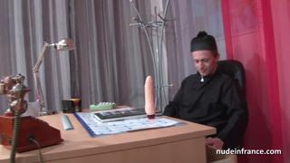 Beautiful Young Nun Anal👌 Fucked and Fisted with Cum in Mouth by Priest