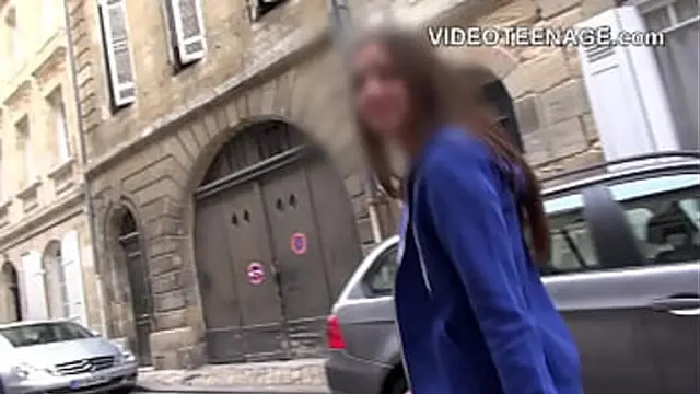 Fresh cut beauty shines in intense XXX casting scene