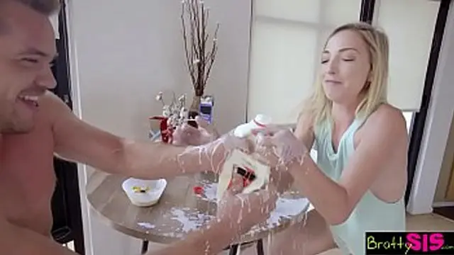 His girlfriend Zoe′s playful wrestling turns him on &mdash;  and her wet pussy🌮️ welcomes his hard cock🍆 with joy!