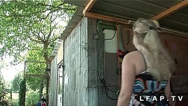 Sweet young temptress with big tits and ass🍑 in a hot trio with older man