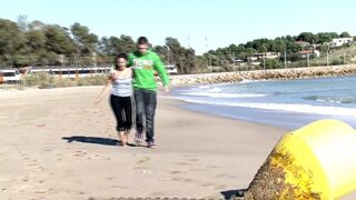 Couple Hits the Beach for Some Private🤫 Action