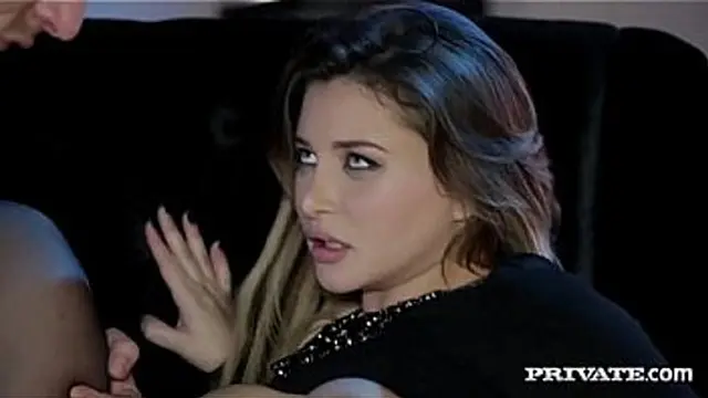 Perky Tit Anna Polina Receives Intense DP