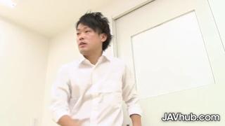 Raw Japanese nymph's gaping hole throbbingly ravished by throbbing shaft