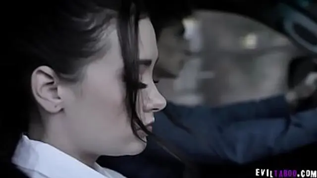 Teen girlfriend double pleasured by boyfriend and boyfriend