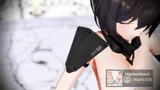 softcore 3D anime: milfy from Azur Lane craves a tiny dick🌭