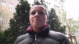 A curvy German girl enjoys deep penetration