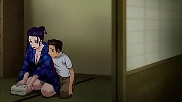 boyfriend Flirts with Both milf and girlfriend in Adult Anime