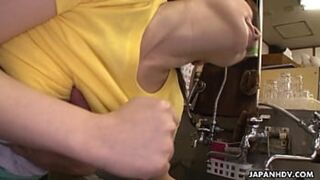 Slutty Asian Babe's Hot Kitchen F*ck Session Gets Even Heated